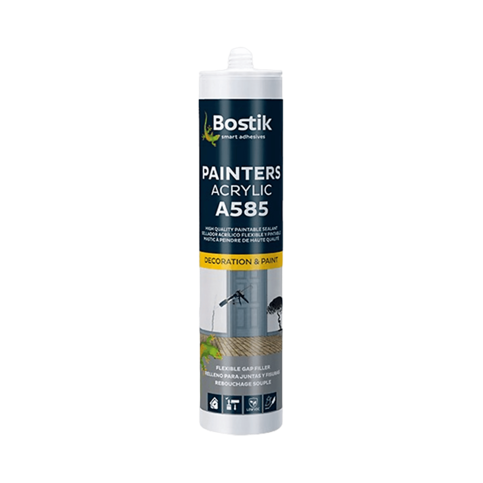 Copia de Quemador nuevo (4) BOSTIK A585 BLANCO 310 ML. (Envase 290 ML) (Color Blanco) - Imagen 1